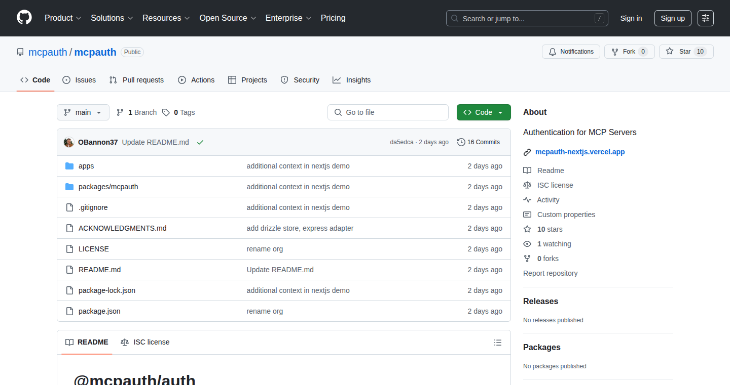 @mcpauth/auth: Self-Hosted OAuth Library for Secure AI Tool Access