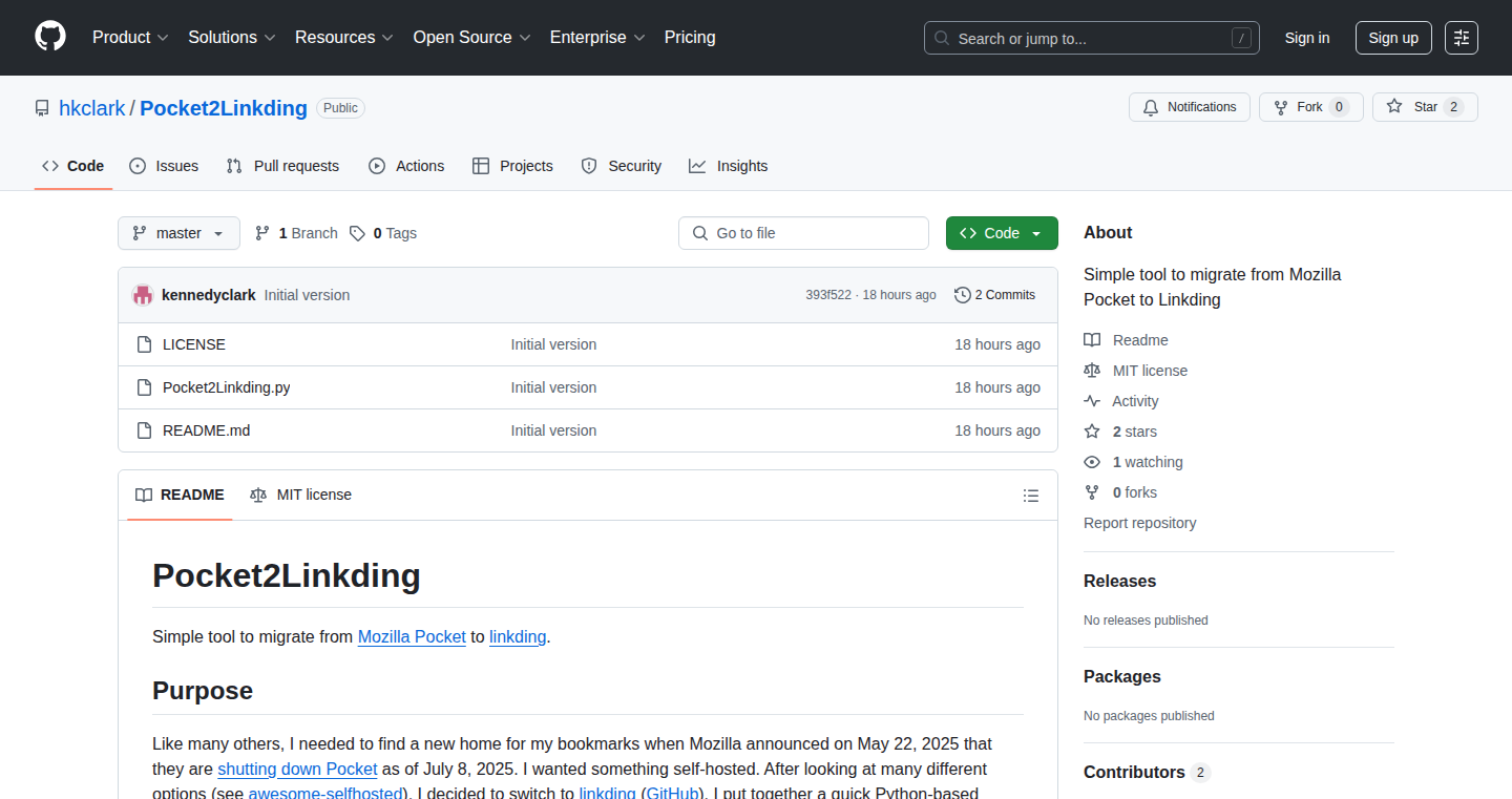 Pocket2Linkding - Streamlined Link Migration Tool
