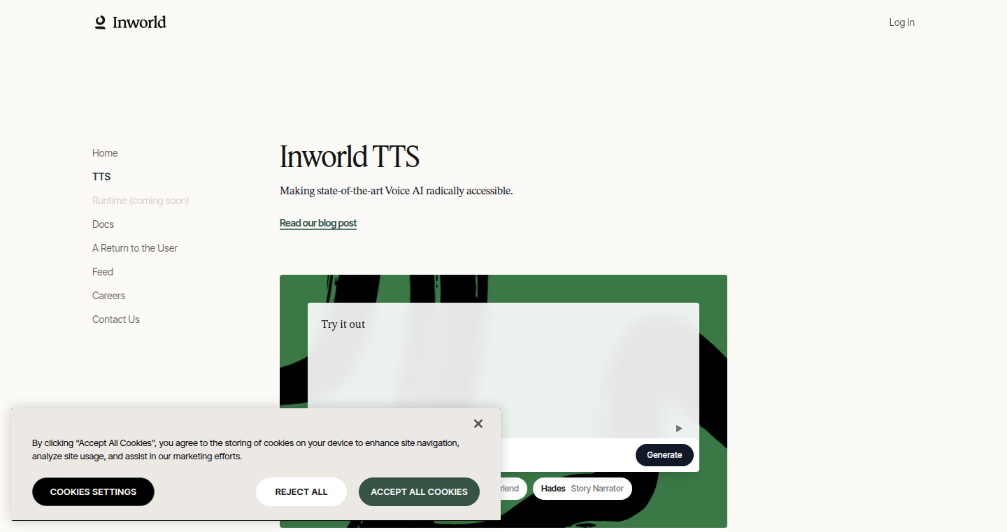 Inworld TTS: High-Quality, Low-Latency Multilingual Text-to-Speech