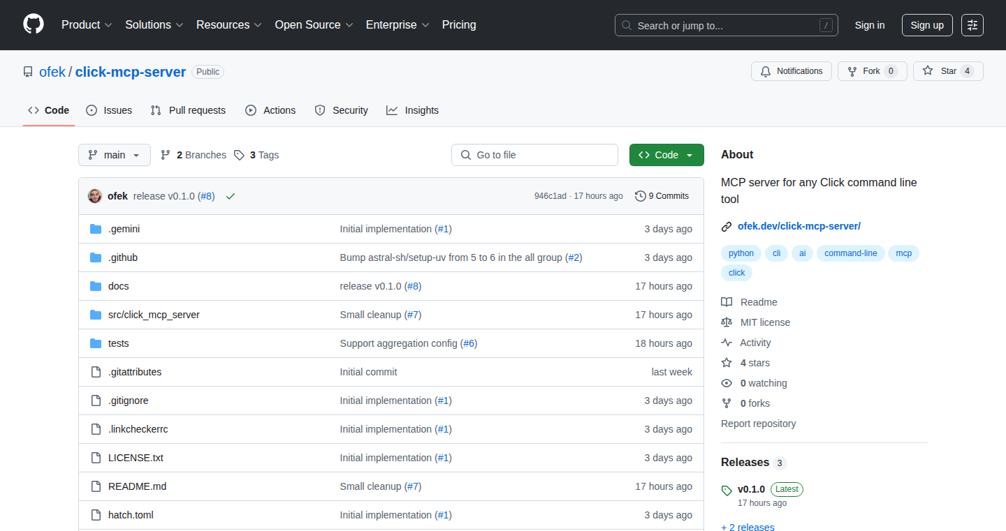 MCP: Model-Controlled Python CLI Server