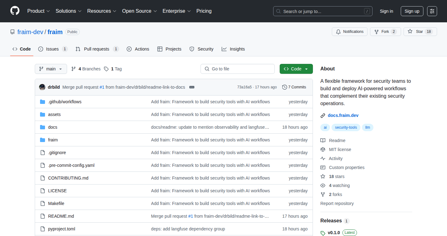 Fraim: LLM-Powered Security Workflow Framework