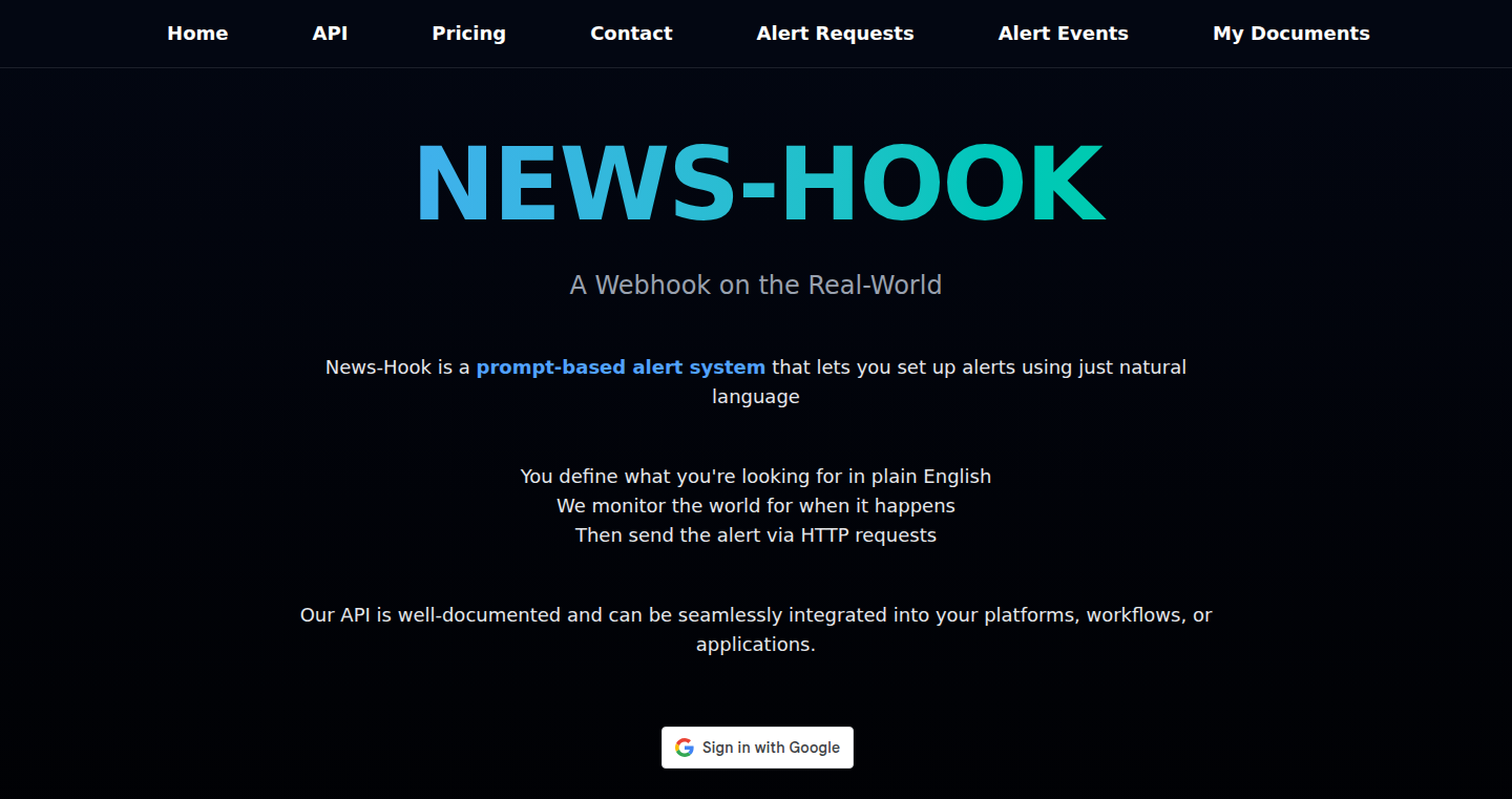 News-Hook: Prompt-Driven Real-World Webhook Triggering