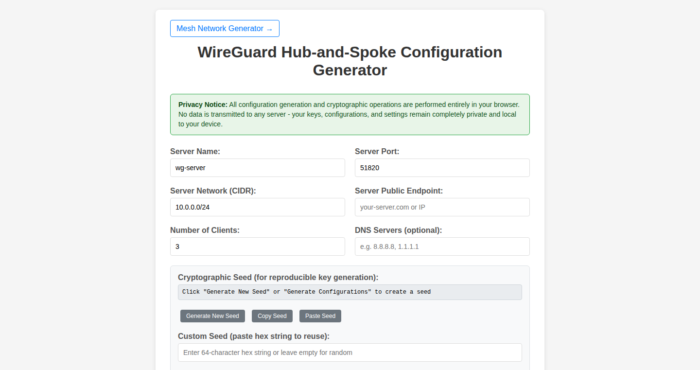 WireGuard Config Gen: Secure Network Configuration Simplified