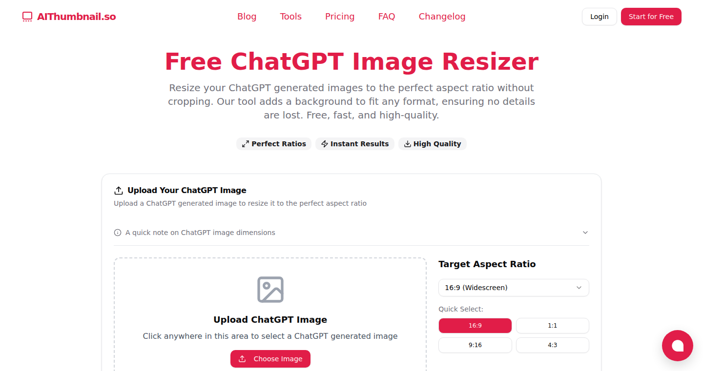 RatioFix: Perfect 16:9 for ChatGPT Images