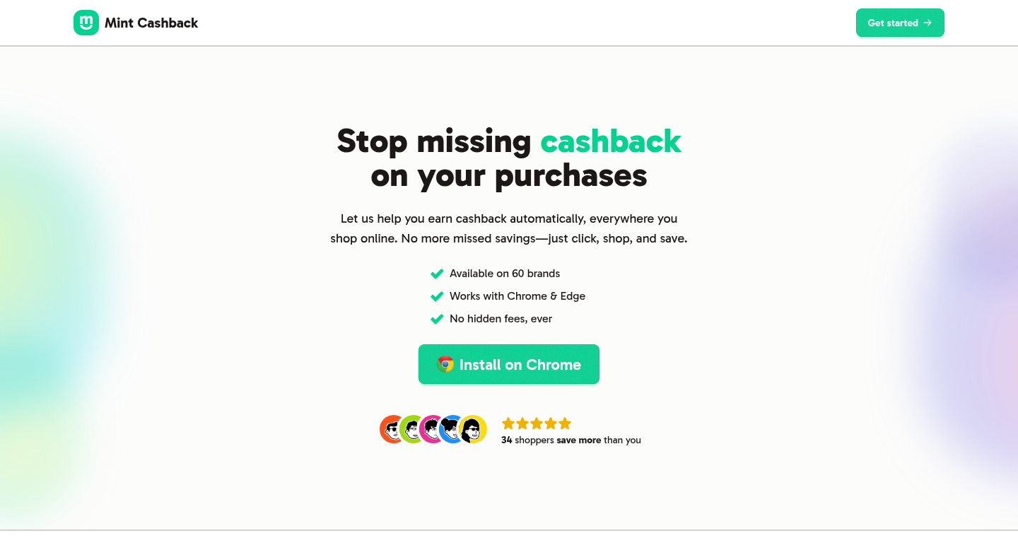 Mint Cashback: Account-Free Cashback Browser Extension