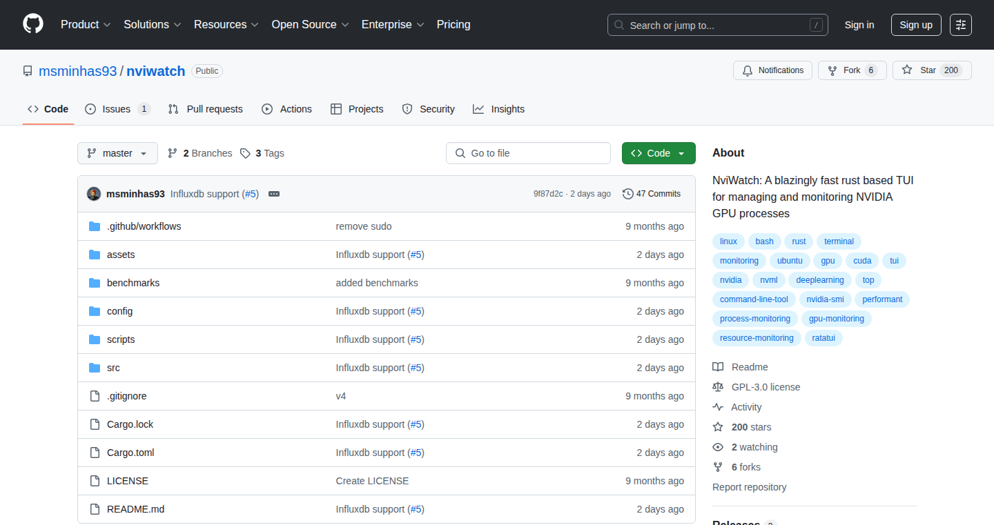 NVIWatch: Real-time GPU Observability with InfluxDB Streaming