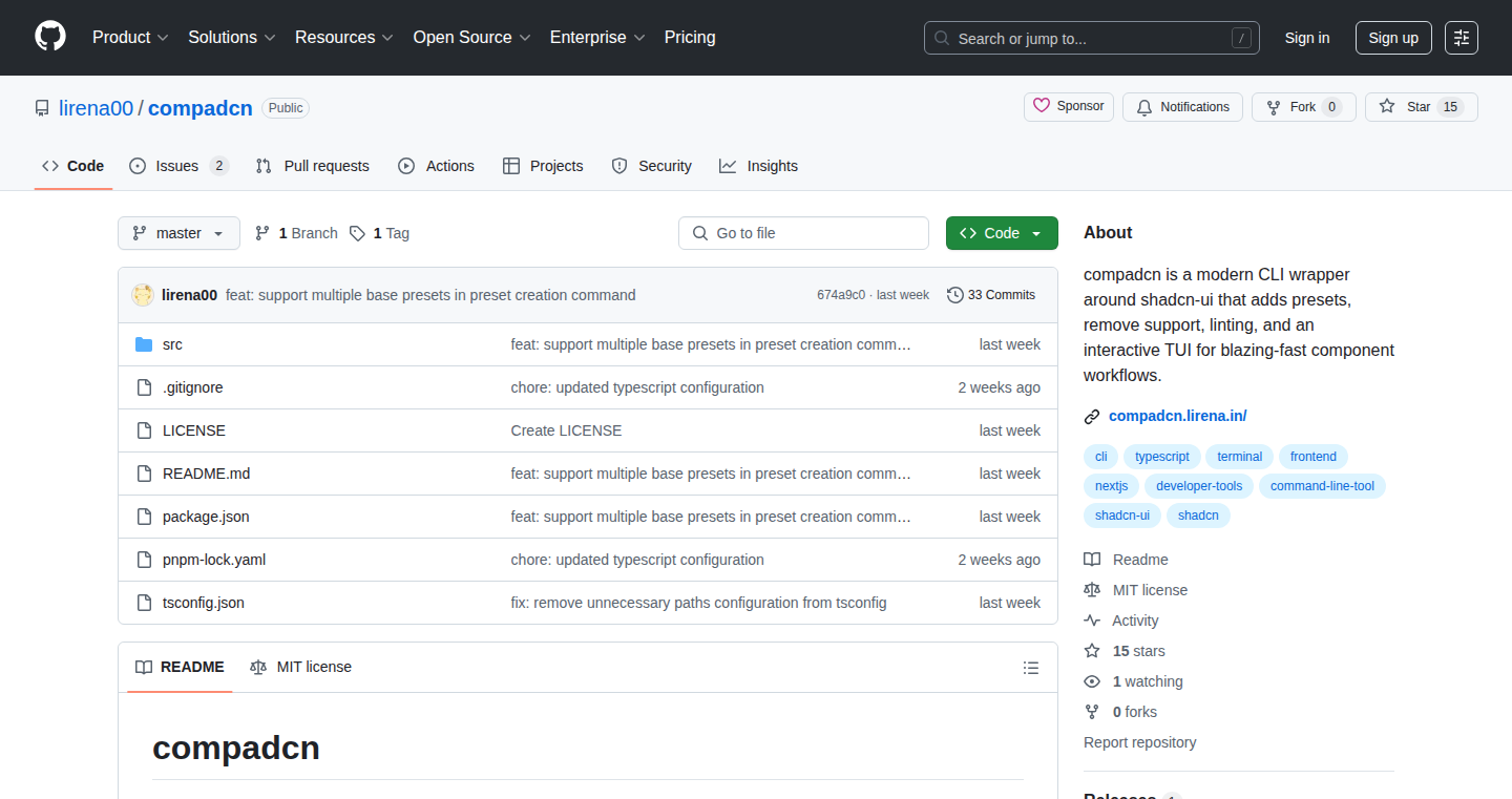 Compadcn: Interactive CLI for Shadcn/UI Component Management
