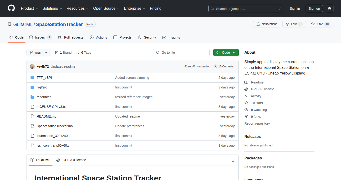 ISS Tracker: A Pocket-Sized Space Station Monitor Powered by ESP32