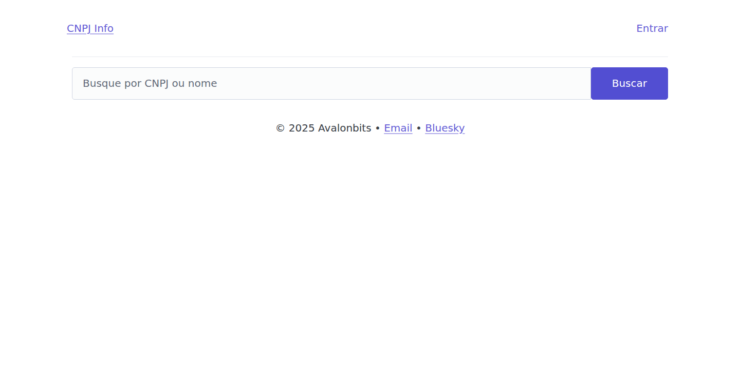 CNPJ Info: Self-Hosted Brazilian Company Data Search