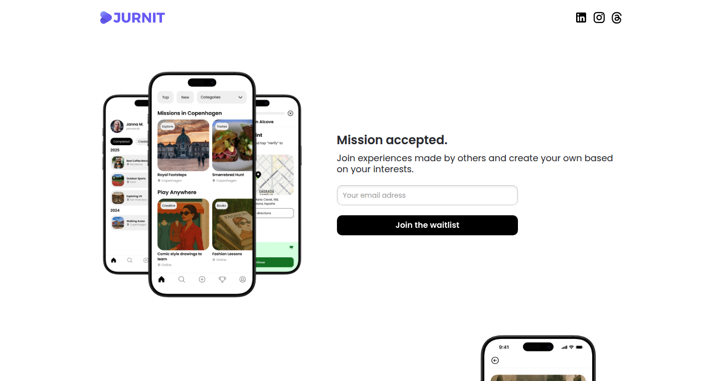 Jurnit: Gamified Experiential Platform