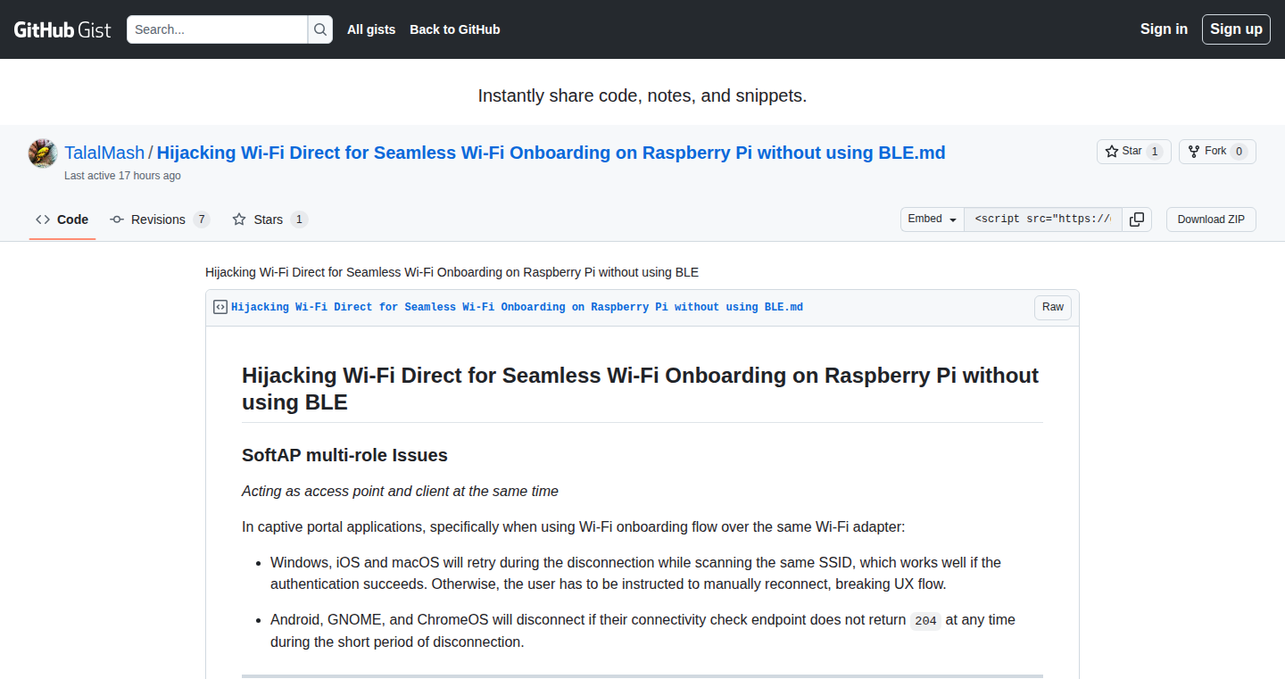 Raspberry Pi用 Wi-Fi Direct 無線接続魔改造
