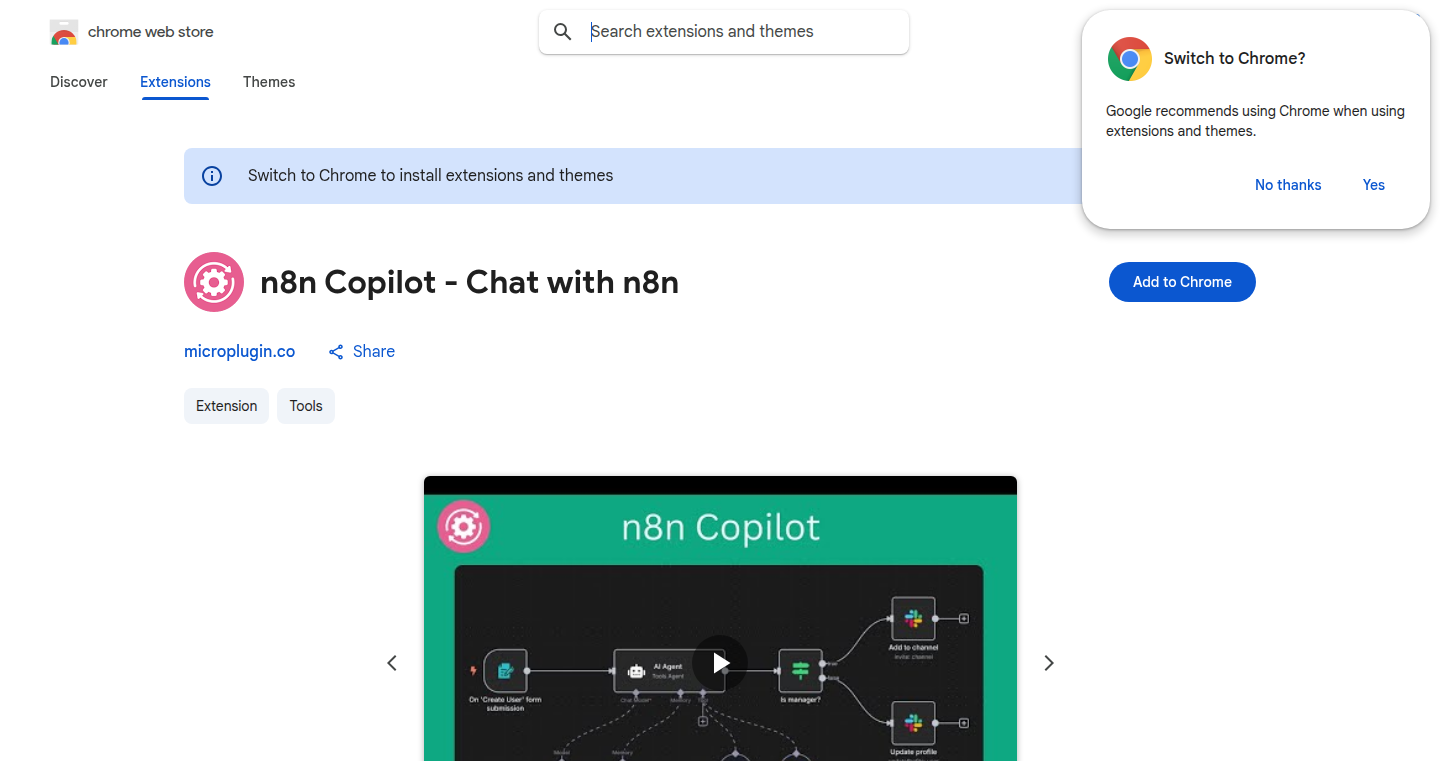 N8n Copilot - AI-Powered Workflow Automation Assistant