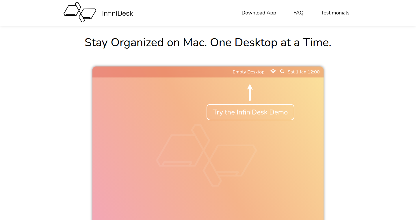 InfiniDesk: Project-Specific Desktop Manager for macOS
