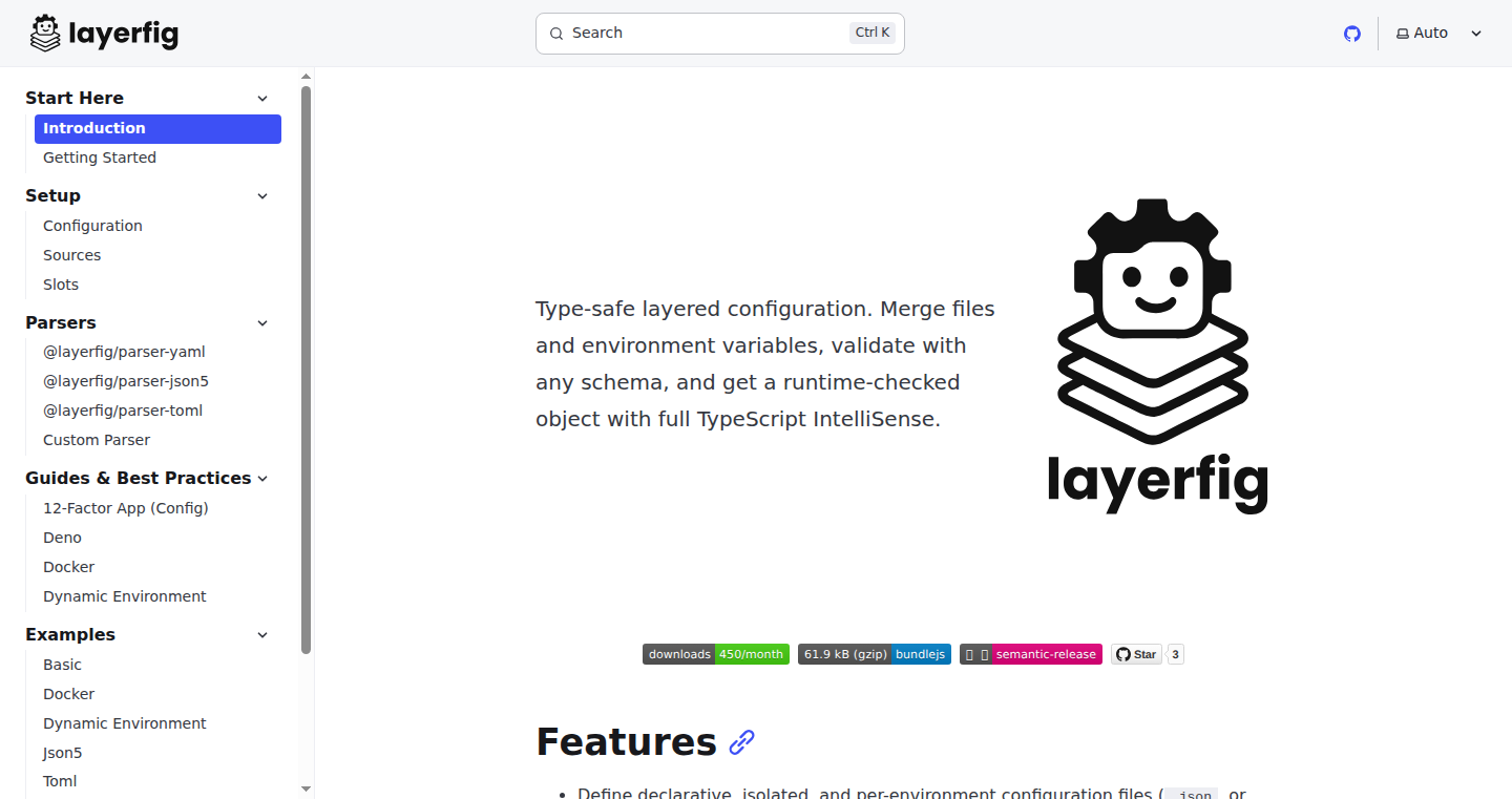 Layerfig: Type-Safe Layered Configuration