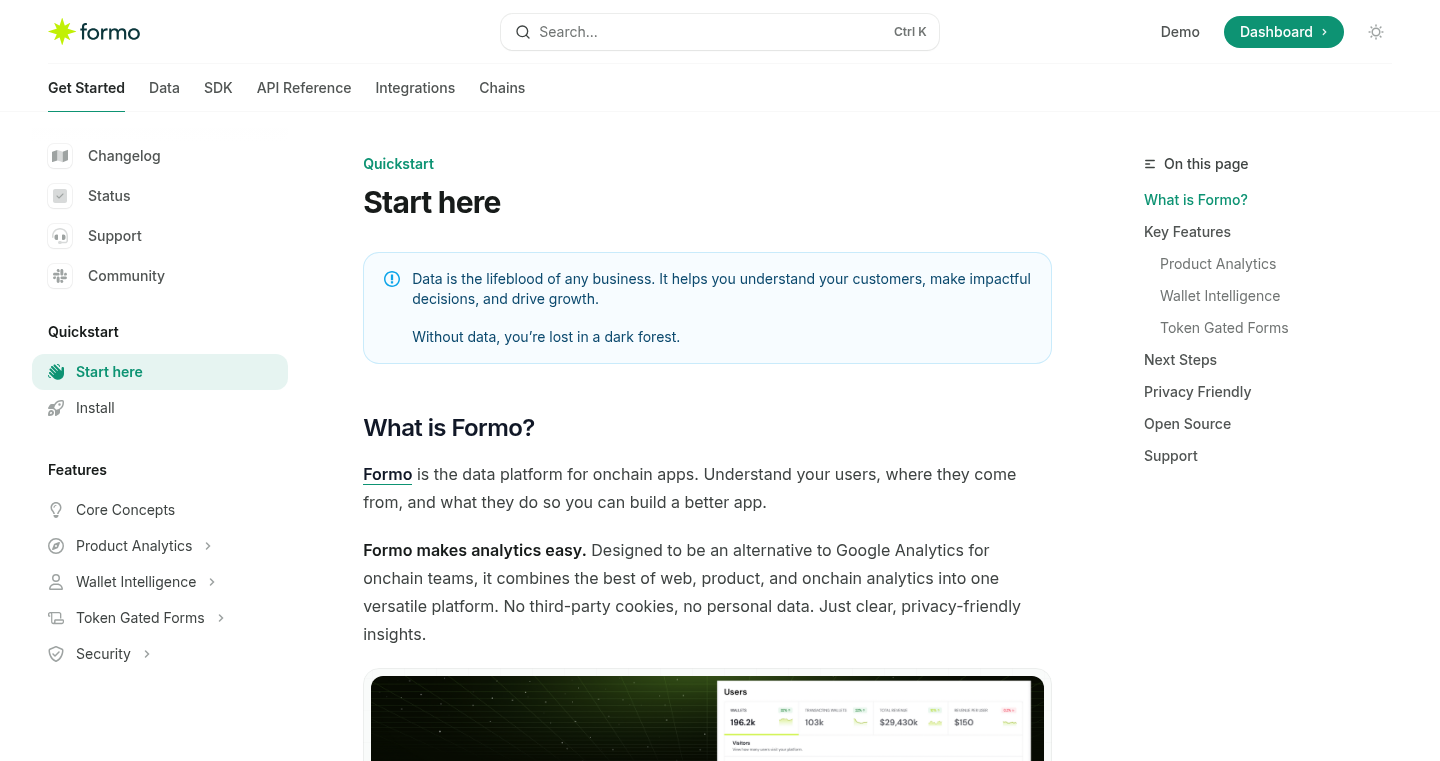 Formo: Onchain Analytics Platform
