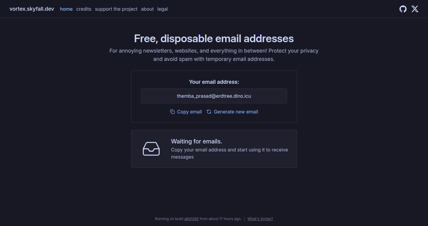 RustMail: A Disposable Email Solution