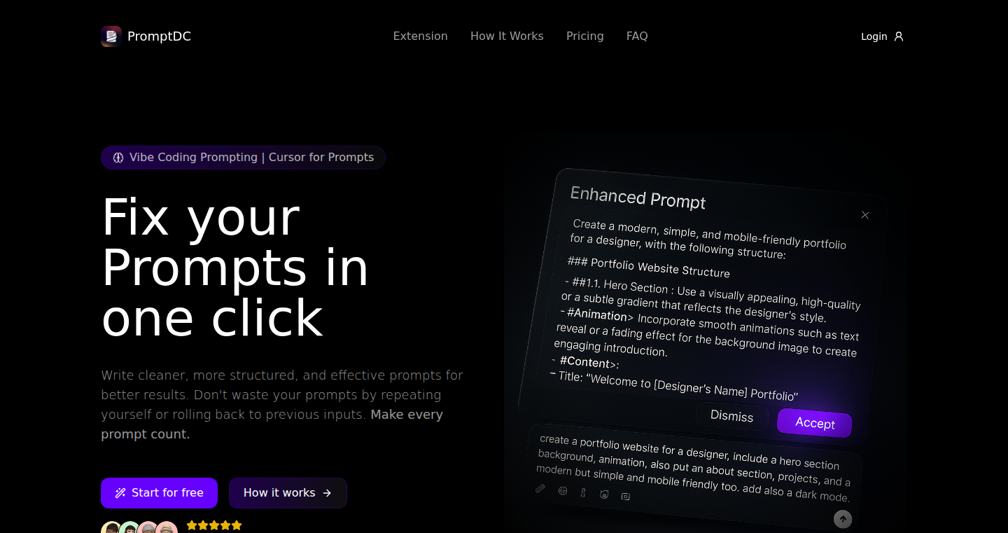 PromptDC: The AI Prompt Optimizer
