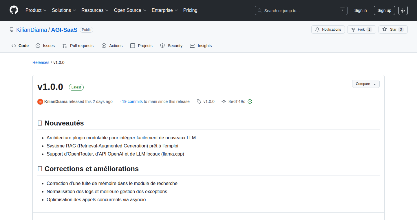 AGI-SaaS v1.0.0:模块化 Python RAG 框架