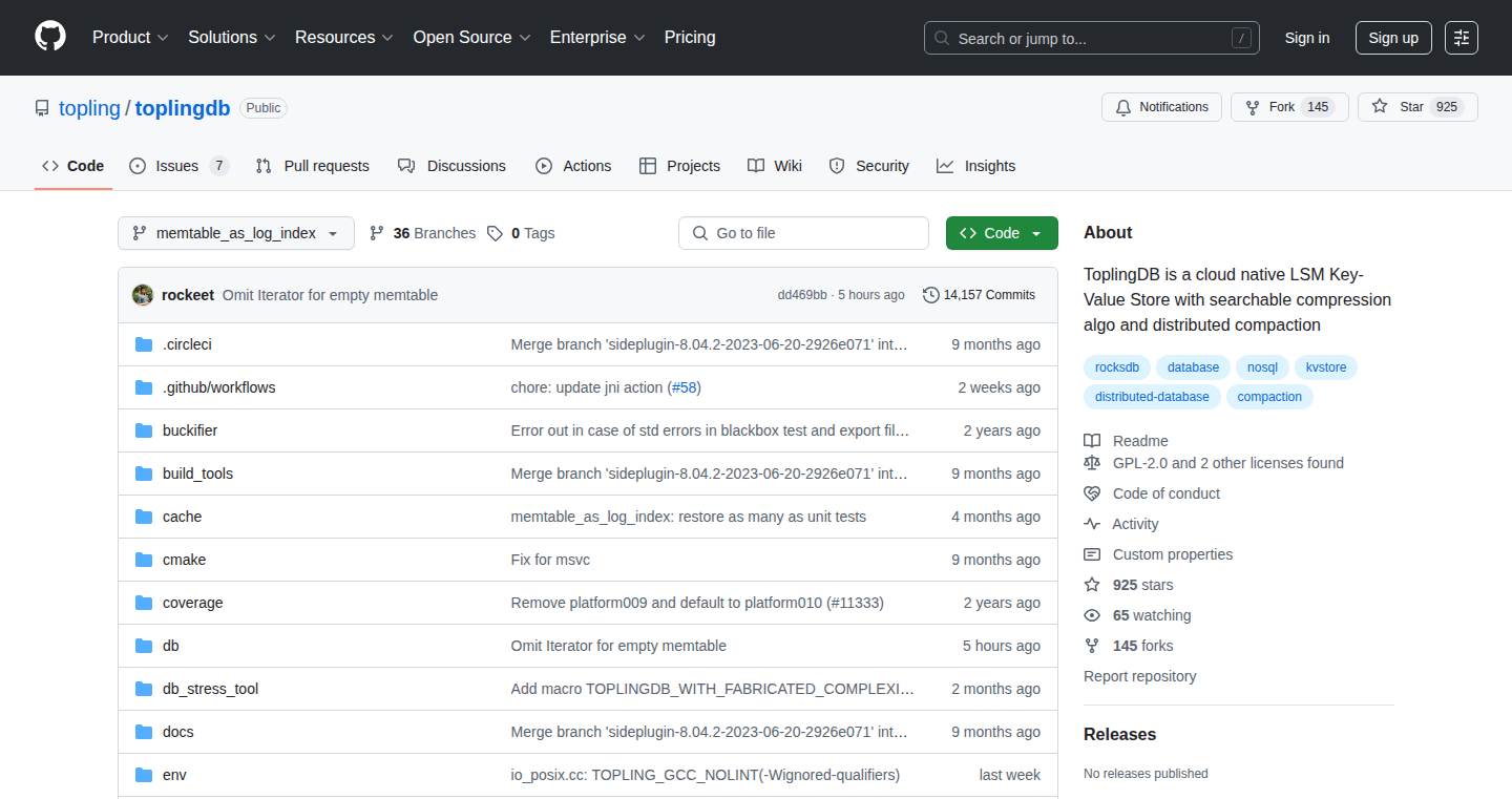 ToplingDB: High-Performance Key-Value Store