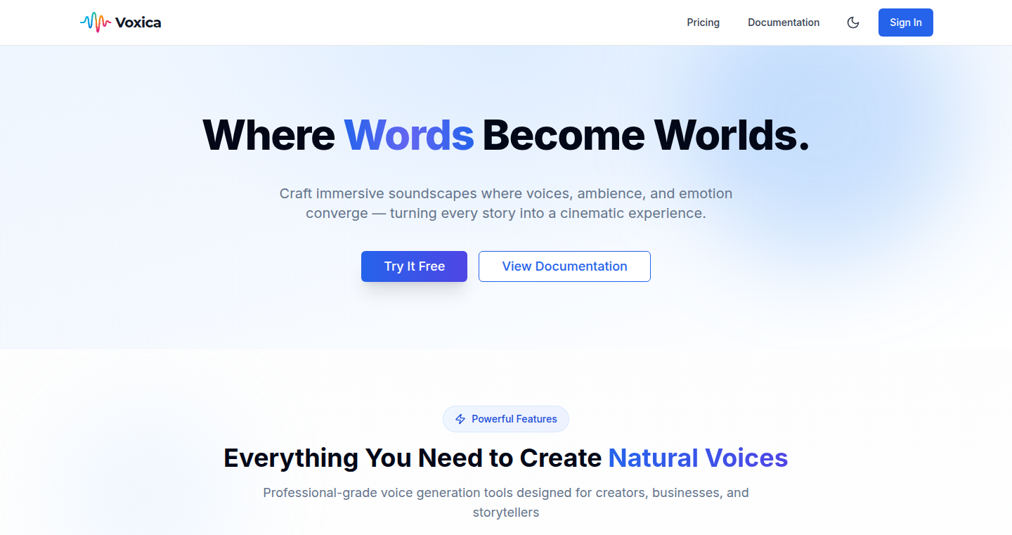 Voxica: Personalized Audio Storytelling Engine
