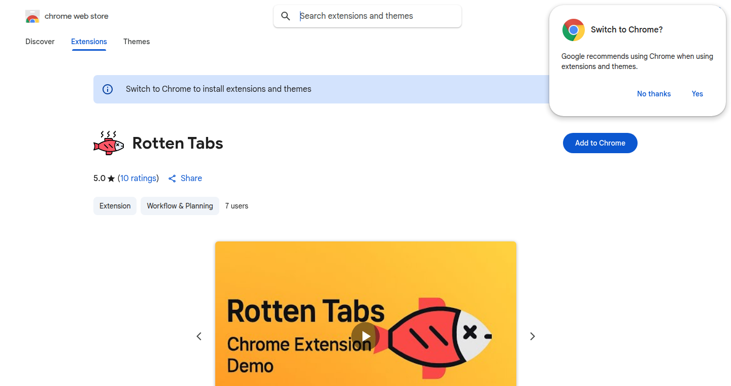Rotten Tabs: Auto-Closing Chrome Extension for Tab Overload