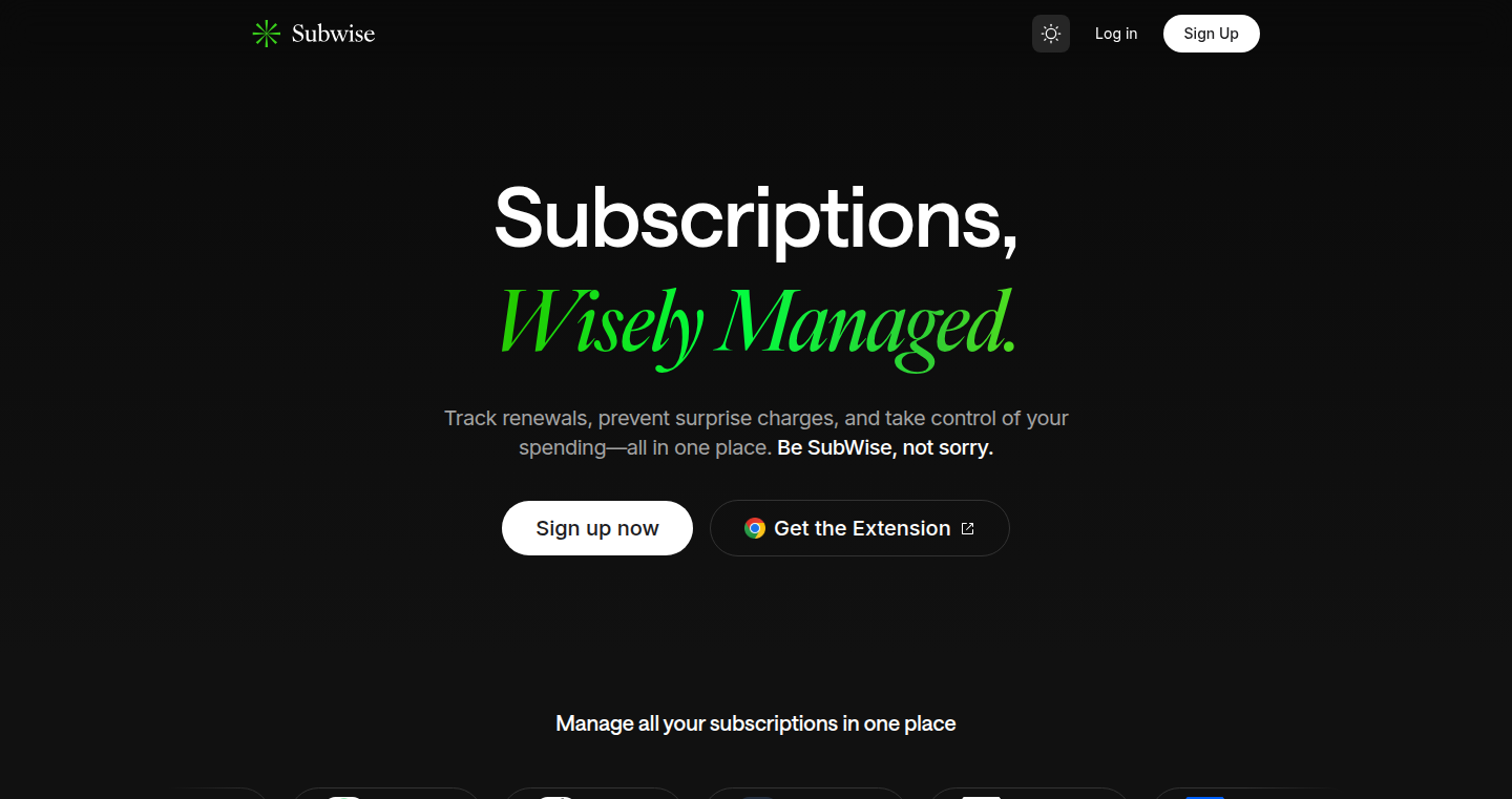 Subwise - Automated Subscription Tracker