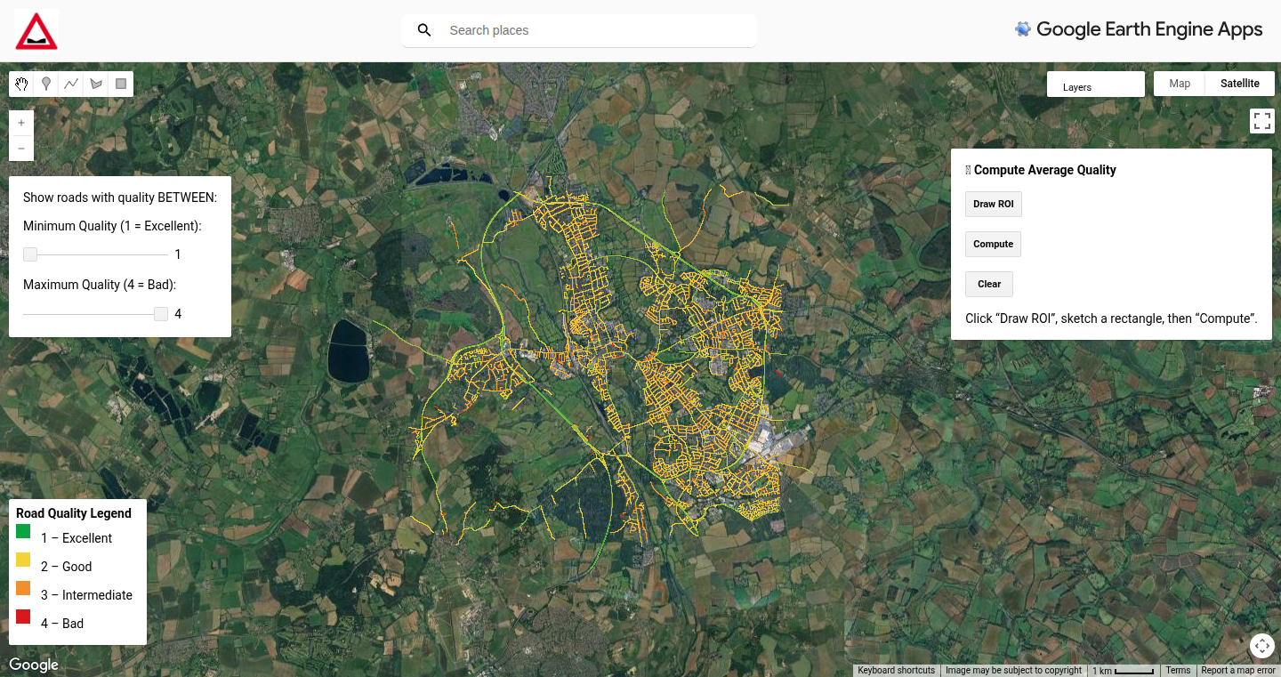 Oxford RoadLens: Mapping Road Quality with Street View and Computer Vision