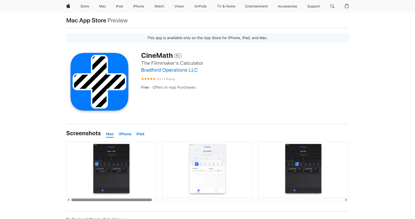 CineMath: The Filmmaker's Digital Toolkit