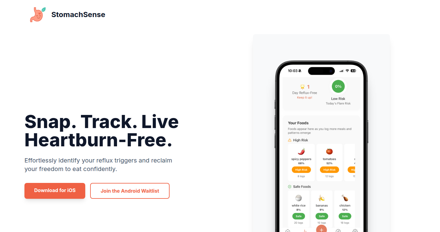 RefluxRx: A Personalized Acid Reflux Management App