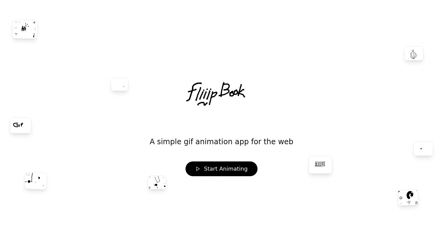 Fliiipbook - Web-Based GIF Animation Studio