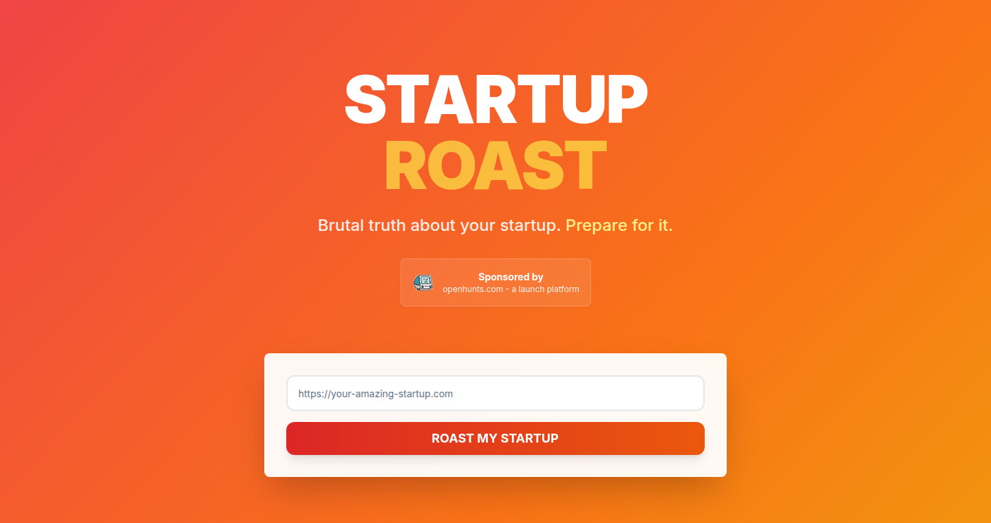 MVP Roast - An Automated MVP Critique Engine
