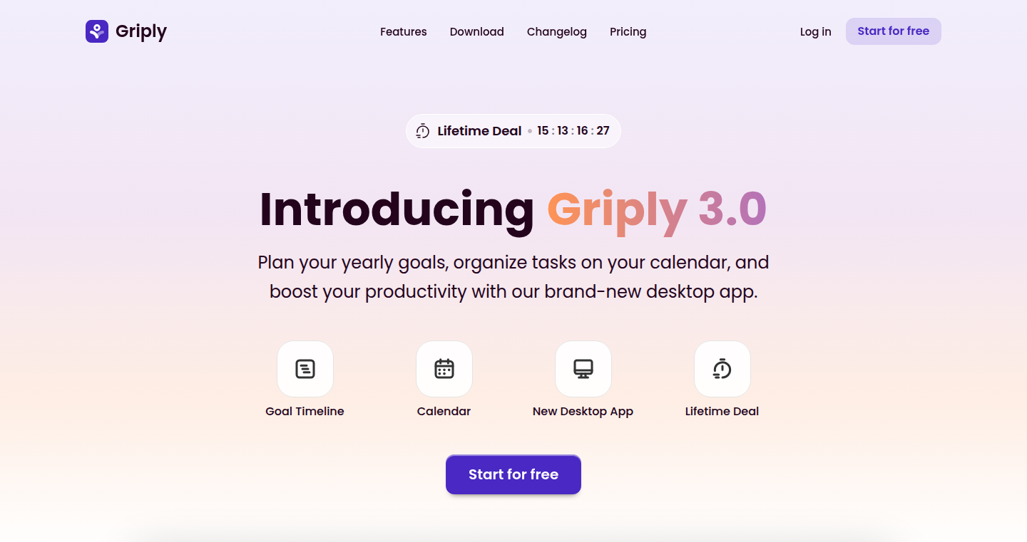 Griply: 目标驱动的日程管理助手