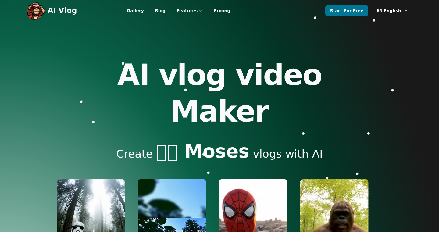 AI视频角色生成器:你的专属AI Vlog导演