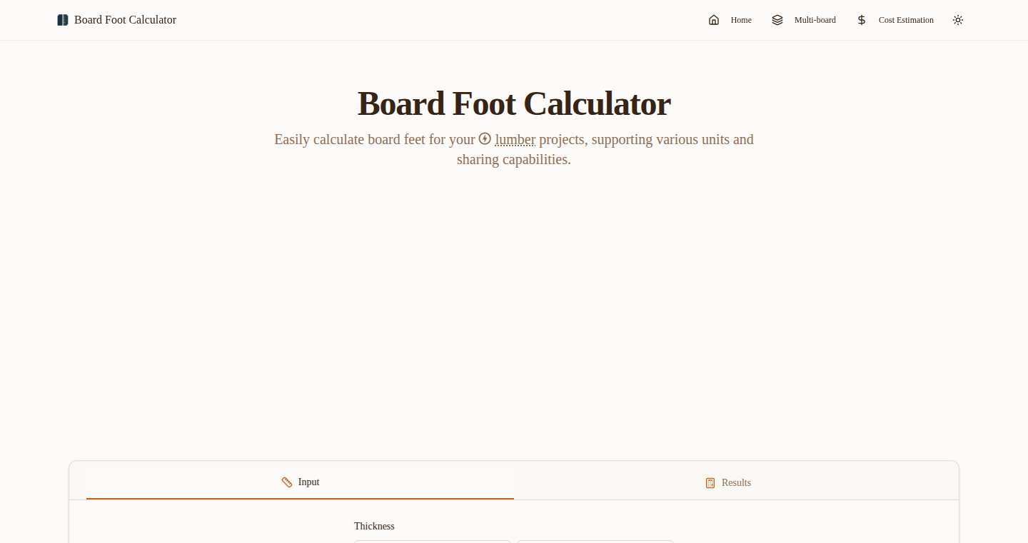 BoardFoot.ai: 木材体积快速计算工具