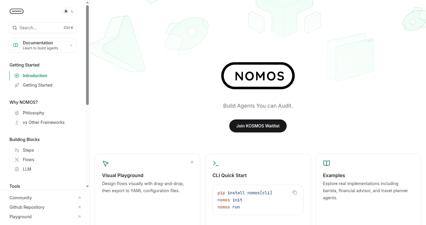 NOMOS: 基于状态机的AI Agent框架