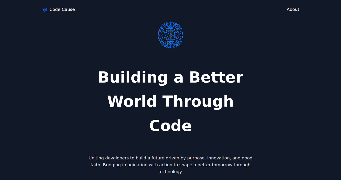 Code Cause:用技术改变世界的社区