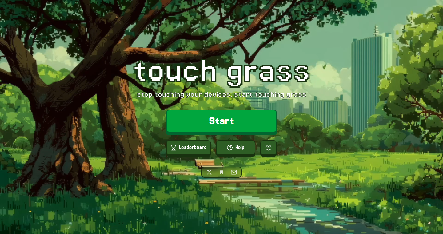 touchgrass.fm:意識的なオフライン時間を記録し、質の高い時間を取り戻す