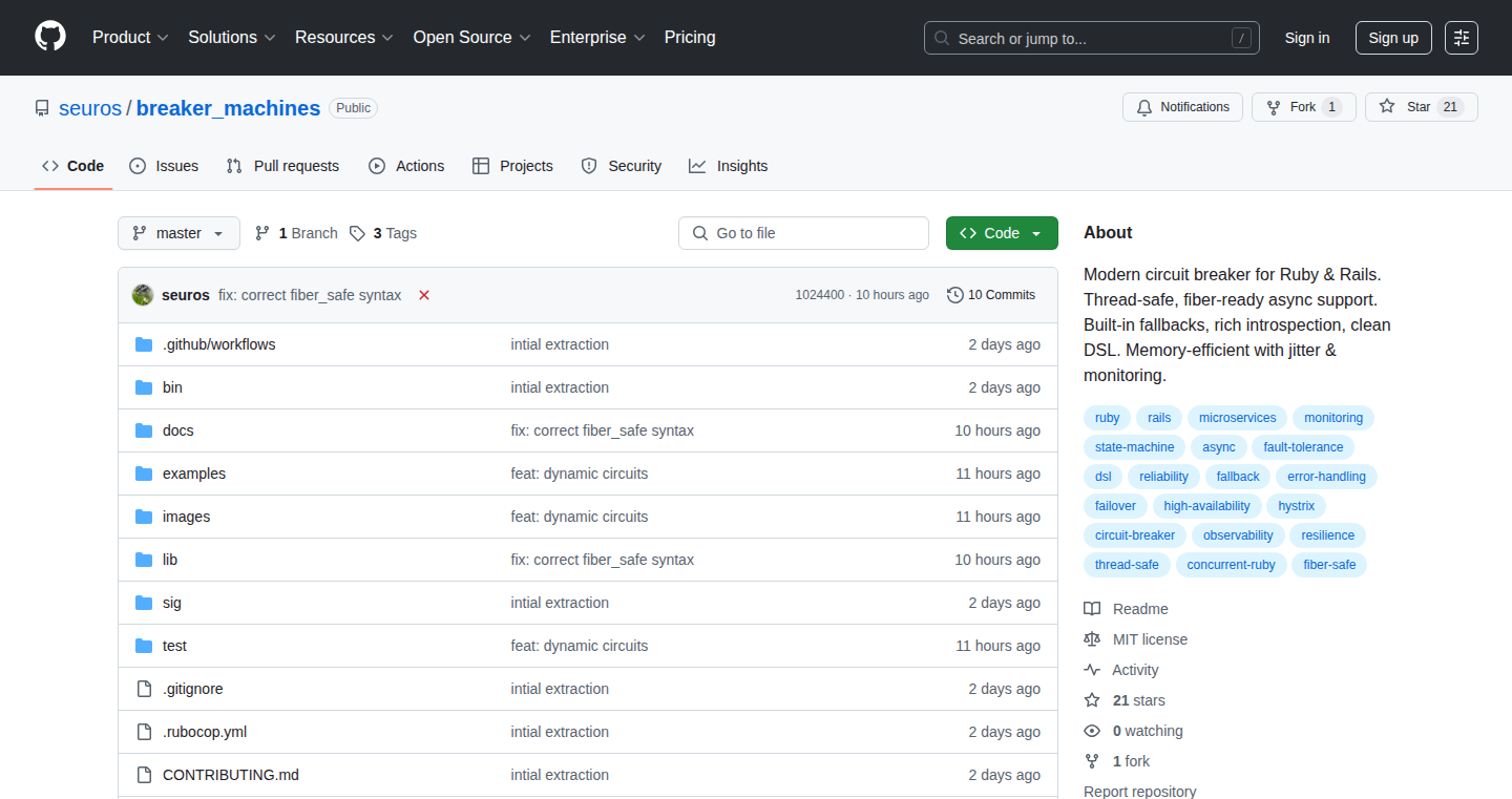 BreakerMachines: Rails向けの非同期対応サーキットブレーカー