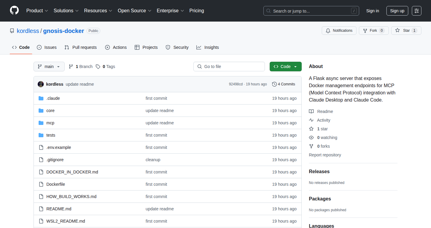 Claude Docker管理サーバー:コンテナ化されたClaudeでDockerを操作