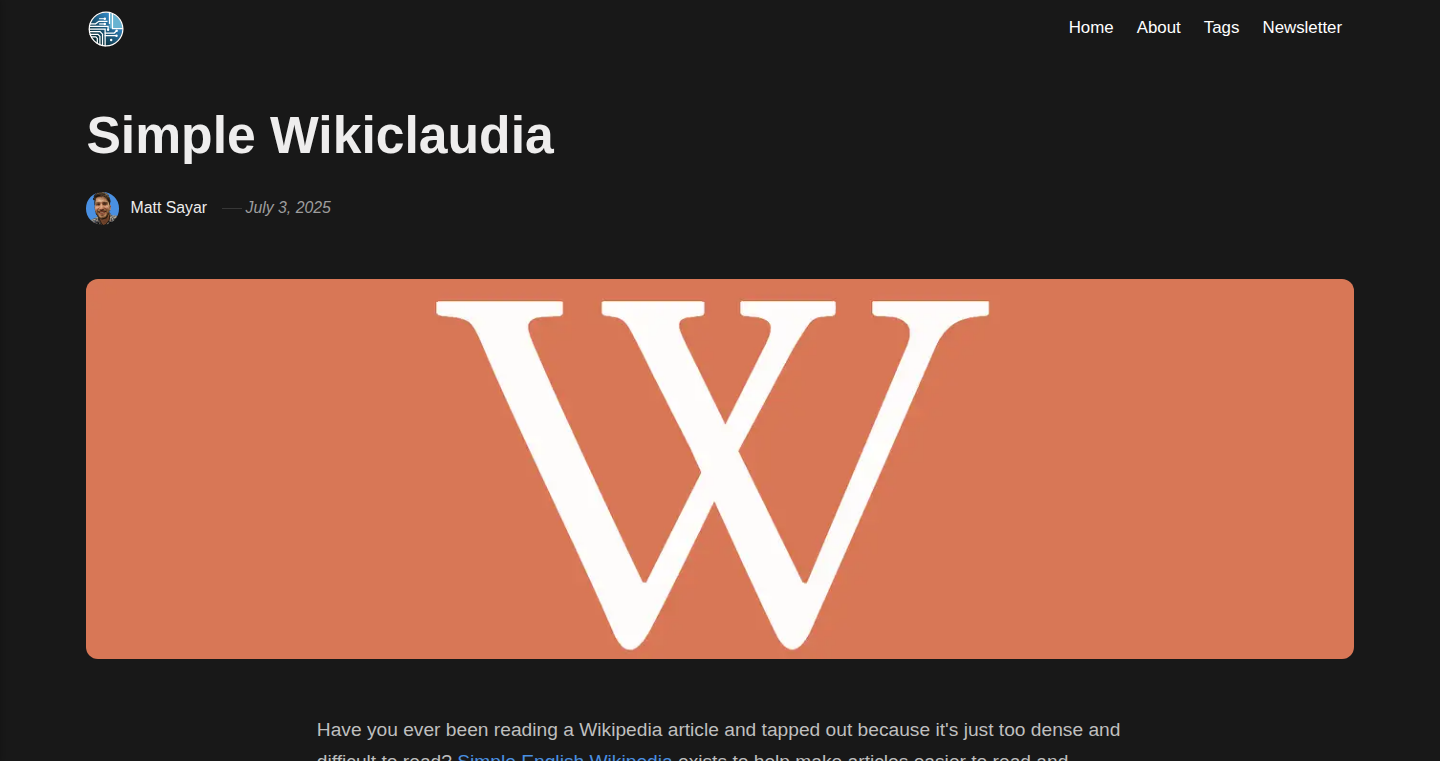 Wikiclaudia 簡単化ブラウザ拡張機能