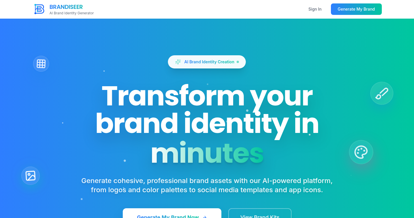 Brandiseer:AIを活用したブランド自動生成ツール