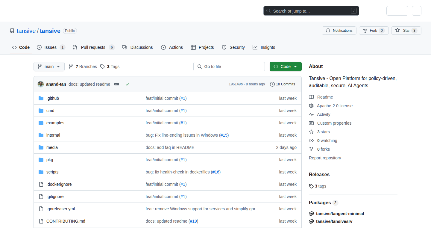 Tansive - AIエージェントの安全性を高めるプラットフォーム