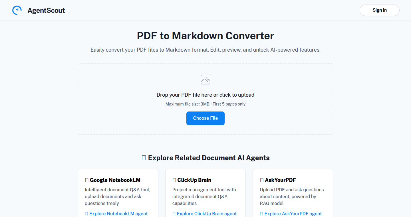 ブラウザ内完結型PDF to Markdown変換ツール