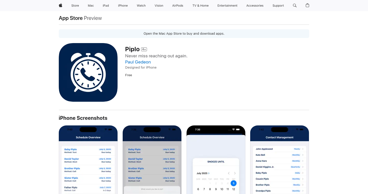 Piplo: 关系维持助手