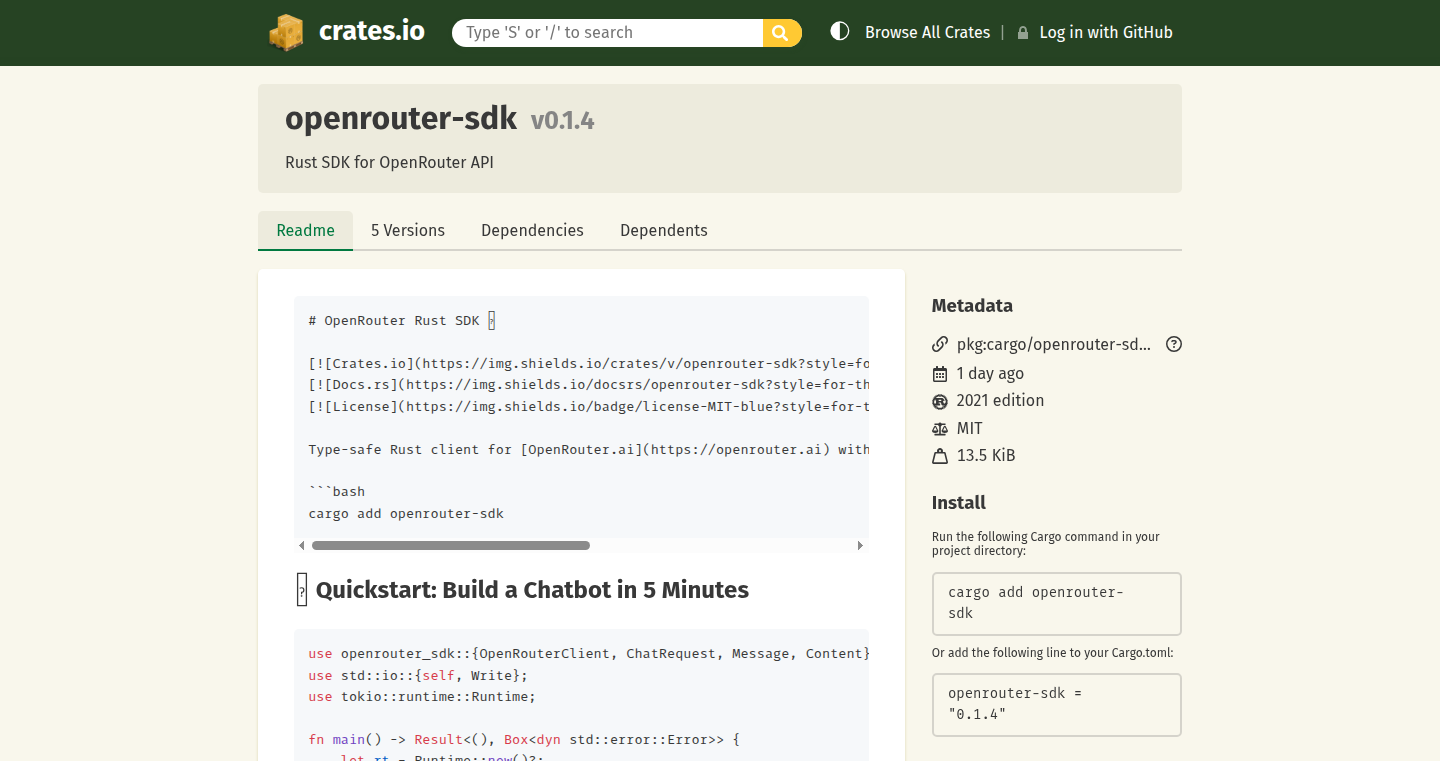 OpenRouter-SDK: Rust製、LLM連携を劇的に楽にするAPIクライアント