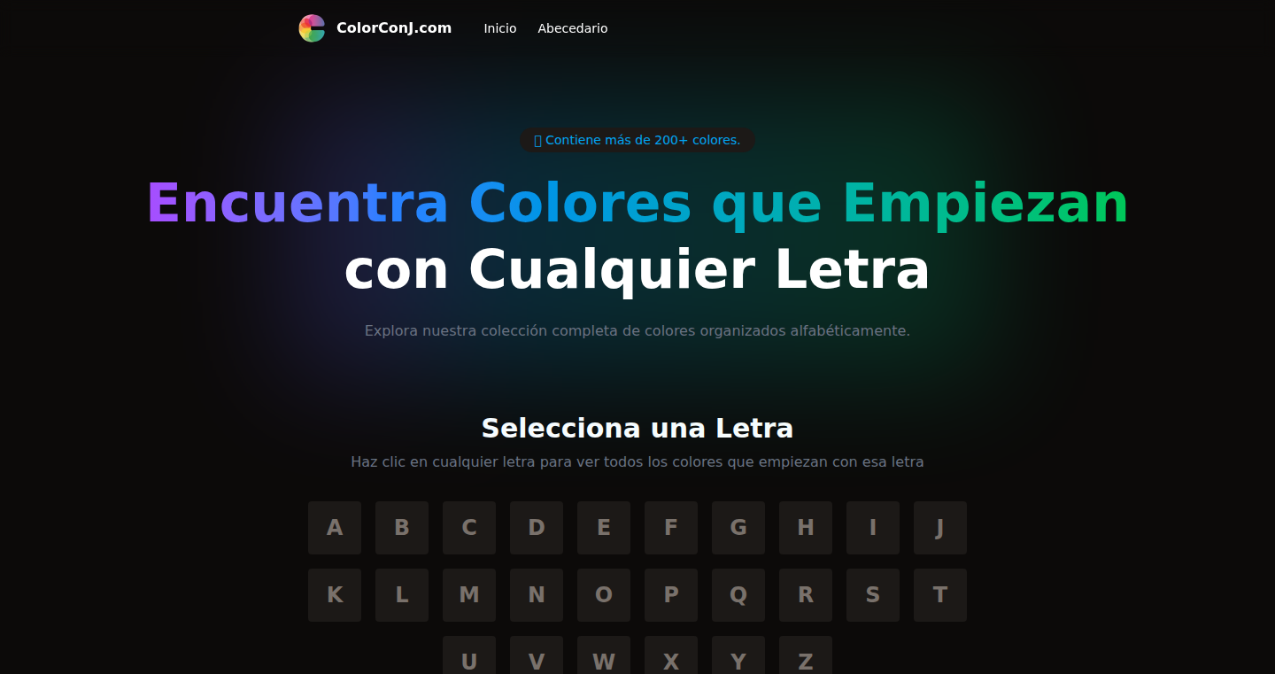 ColorConJ: スペイン語の色名探索ツール