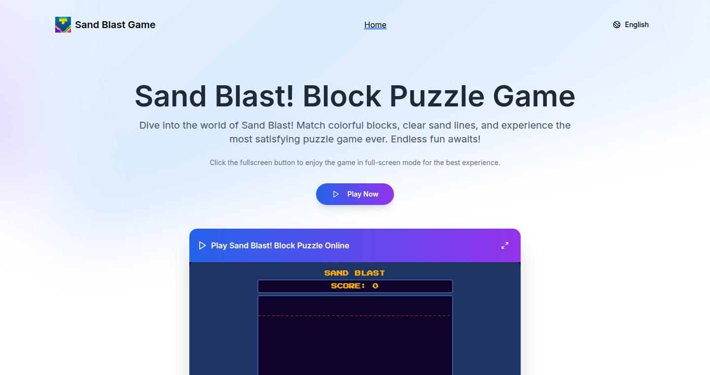 砂爆破ブロックパズルゲーム - 颜色块的粉碎与组合
