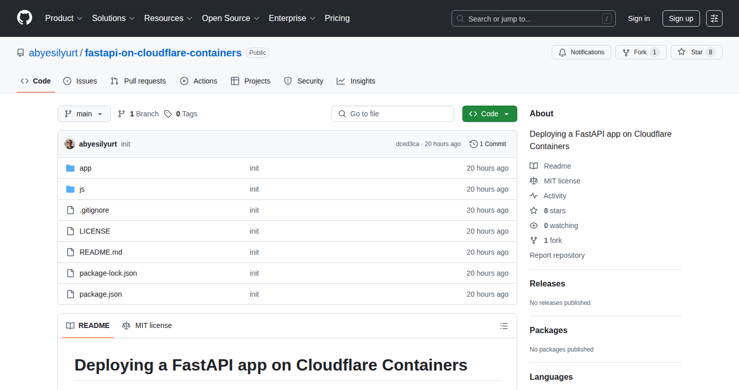 Cloudflareコンテナ上でのFastAPIアプリデプロイ自動化ツール