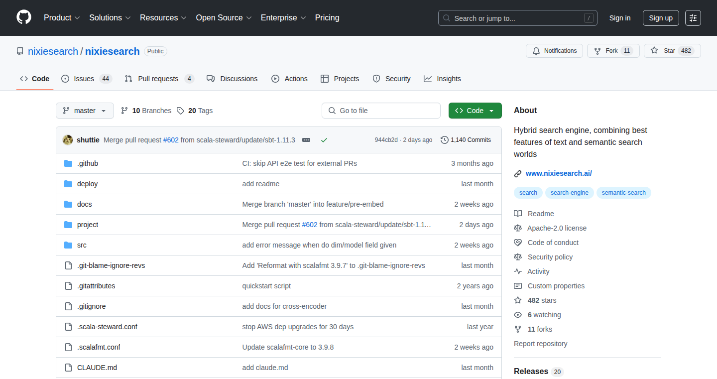 Nixiesearch:オープンソースのElasticsearch Serverless代替
