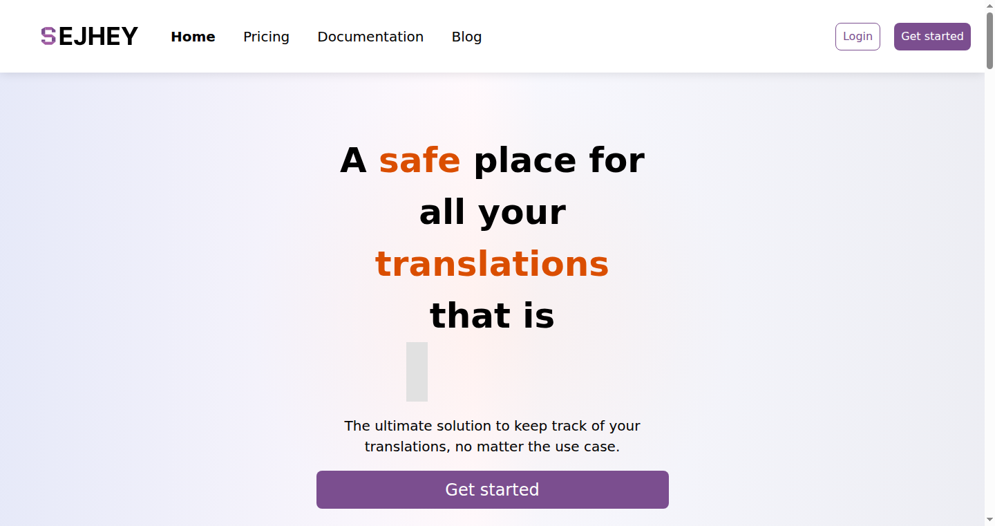 SejHey: Dev-Driven Localization Platform